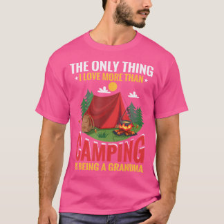 Het enige waar ik meer van hou dan kamperen is om t-shirt