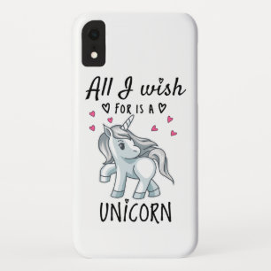 Het enige waar ik naar verlang is een Eenhoorn iPhone XR Hoesje