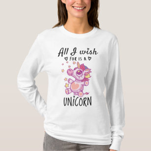 Het enige waar ik naar verlang is een Eenhoorn T-shirt