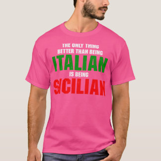 Het enige wat beter is dan Italiaans zijn, is Sici T-shirt