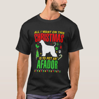 Het enige wat ik met deze kerst wil, is een afador t-shirt