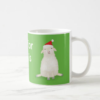 Het enige wat ik met Kerstmis wil is een ooi schat Koffiemok