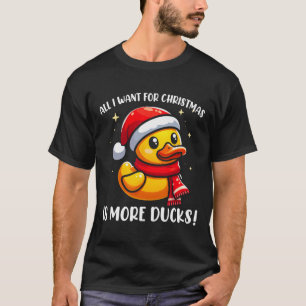Het enige wat ik voor Kerstmis wil is meer eikels T-shirt