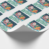 Het enige wat ik wil met kerst is een grote vangst cadeaupapier (Hoek)