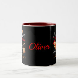 Het enige wat ik wil voor de kerst is een Man van Tweekleurige Koffiemok