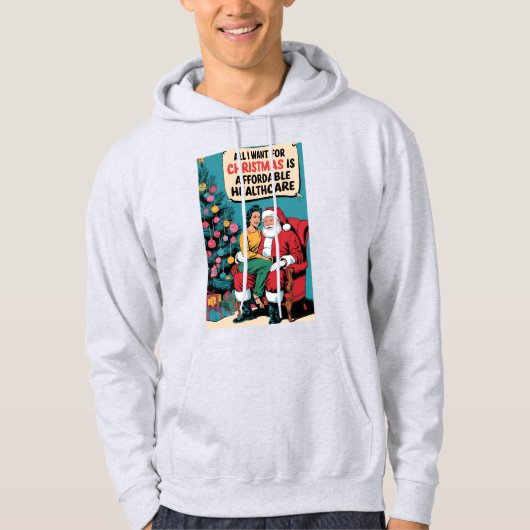 Het enige wat ik wil voor Kerstmis is betaalbare g Hoodie (Voorkant)