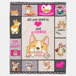 Het enige wat je nodig hebt is Corgi deken