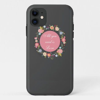 Het enige wat je nodig hebt is liefde, en deze Iph iPhone 11 Hoesje