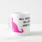 Het enige wat je nodig hebt is liefde en een leuke koffiemok (Voorkant links)