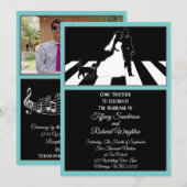 Het enige wat je nodig hebt is Love Music Cat Wedd Kaart (Voorkant / Achterkant)