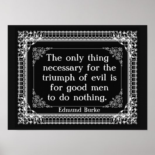 Het enige wat nodig is, het triomfantelijke aambee poster (Voorkant)