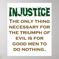 Het enige wat nodig is voor de triomf - Injusti