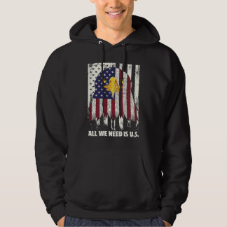 Het enige wat we nodig hebben is de Amerikaanse on Hoodie
