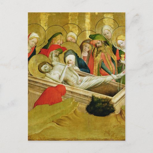 Het Entombment, paneel van de St. Thomas Briefkaart (Voorkant)