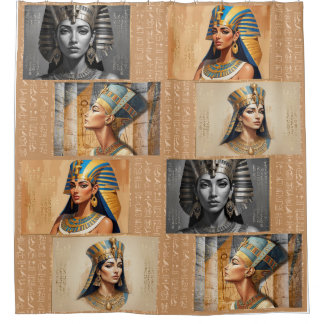 Het erfgoed van Egyptische koninginnen – Oudheid Douchegordijn