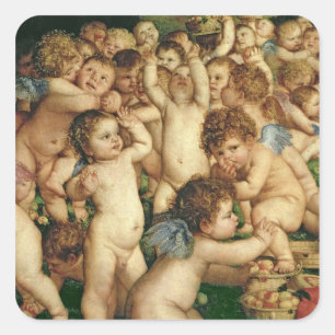 Het Ergerschap Venus, 1519 Vierkante Sticker