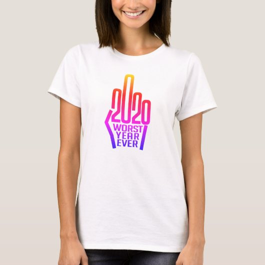 Het ergste jaar ooit dat het 2020-ontwerp is uitge t-shirt (Voorkant)