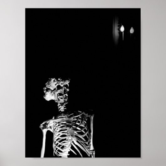 Het eskelet van het Man Poster (Voorkant)