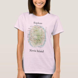 Het Essential Nevisian Journey Map T-shirt voor vr