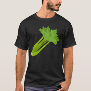 Het eten van bleekselderij Ironic grap groenten et T-shirt