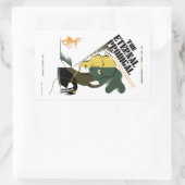 Het etherische prodigal rechthoekige sticker (Tas)