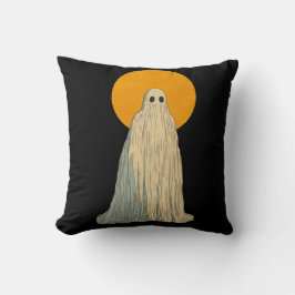 Het etherische spook tegen de volle maan kussen