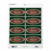 Het etiket van de het ornamentbakkerij van (Full Sheet)