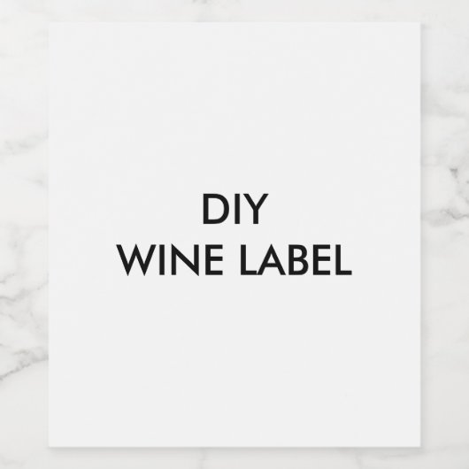 HET ETIKET VAN DE WIJN DIY (Enkel label)