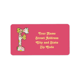 Het Etiket van het Adres van de dag aan Personalis