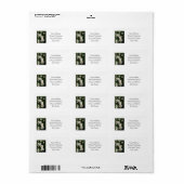 Het Etiket van het Adres van de dag aan Personalis (Full Sheet)