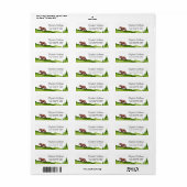 Het Etiket van het Adres van de Terugkeer van het  (Full Sheet)