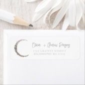 Het Etiket van het Adres van het Manuscript van de (Insitu)