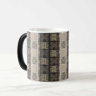 het etnische afrikaanse stammenpatroon . Adinkra s Magische Mok