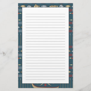 Het etnische Patroon van de Visserij Briefpapier