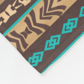 Het etnische Zuidwestelijke stammenpatroon. Fleece Deken (Hoek)