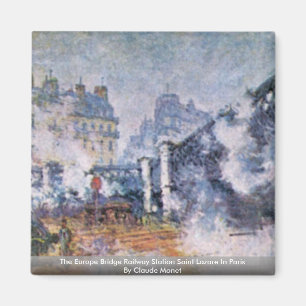 Het Europa Bridge treinstation Saint Lazare Magneet