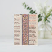 Het evangelie van St. Mark Briefkaart (Staand voorkant)