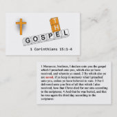 Het evangelie Visitekaartje (Voorkant / Achterkant)