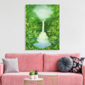 Het Everduurzame regenwoud 1997 Canvas Afdruk (Insitu (Woonkamer))