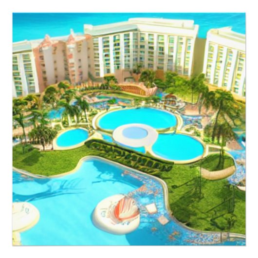 Het exclusieve hotel in Montero Bay Jamaica Foto Afdruk (Voorkant)