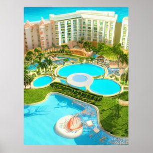 Het exclusieve hotel in Montero Bay Jamaica Poster