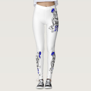 Het Exclusieve ontwerp van leggings. Sculls met de Leggings