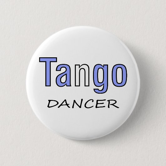 Het exclusieve ontwerp van Tango Dancer! Ronde Button 5,7 Cm (Voorkant)