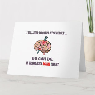 Het excuus voor migraine! Sociale interactie vermi Kaart