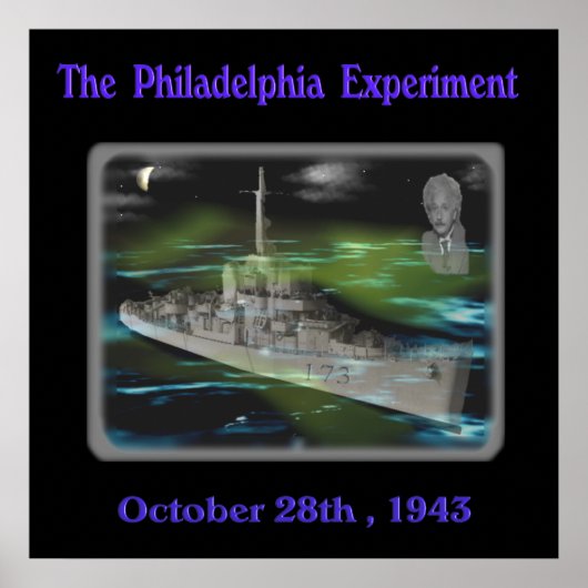 Het experiment Philadelphia Poster (Voorkant)