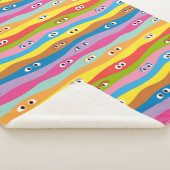 Het Eyes-patroon samenkomen Sherpa Deken (3/4)