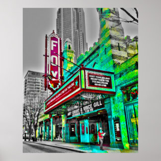Het Fabulous Fox Theater Atlanta Georgia Poster