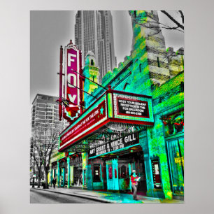 Het Fabulous Fox Theater Atlanta Georgia Poster