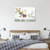 Het Fairy Queen's Carriage | Elf World Canvas Afdruk (Insitu (Slaapkamer))