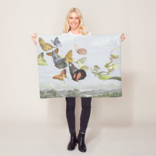 Het Fairy Queen's Carriage Elf World Fleece Deken